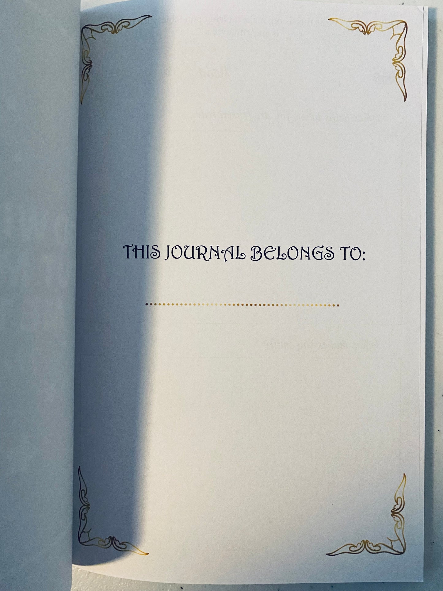 Self Healing Journal "God will never put more on me than I can bear" - Be Original Clothing Brand